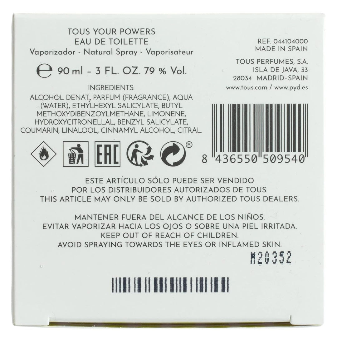YOUR POWERS edt vapo 50 ml