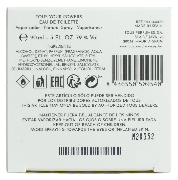 YOUR POWERS edt vapo 50 ml