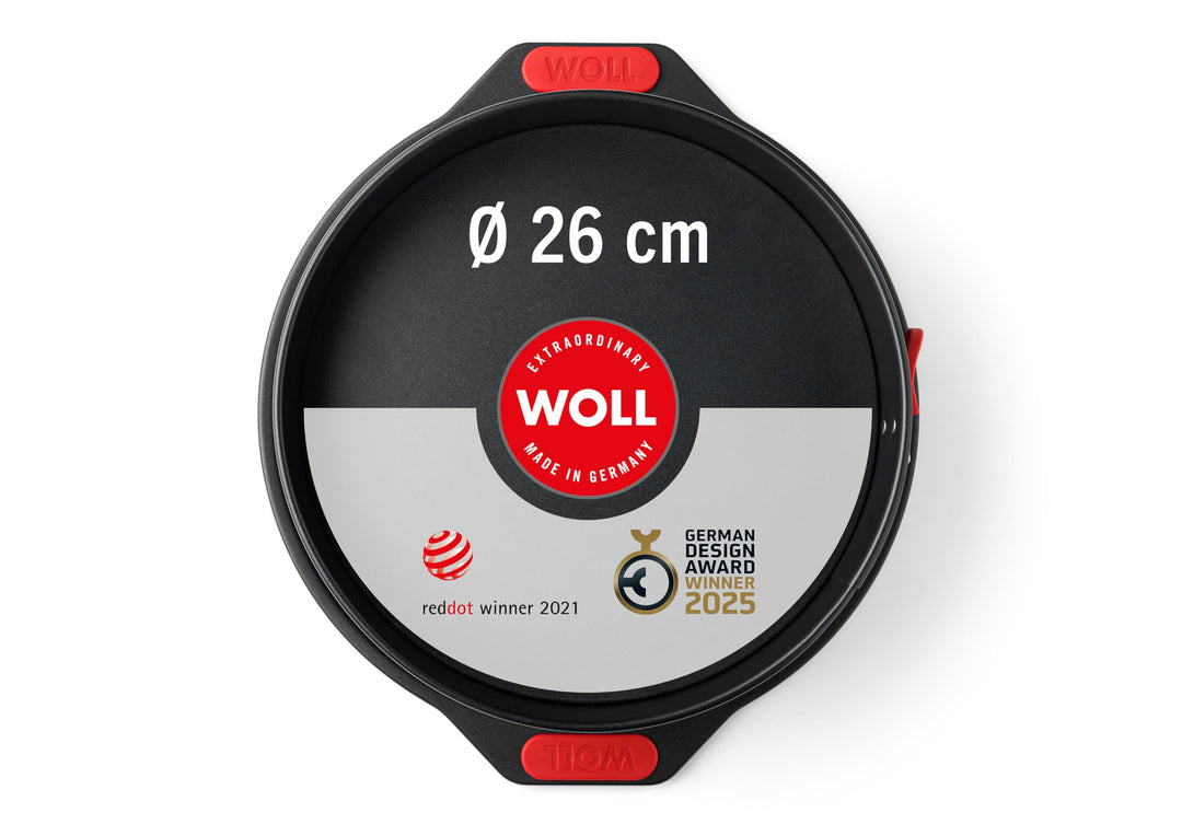 Woll Bakeware Springform Ø 26 cm, mit auslaufsicherem Boden, Schnellverriegelung und hitzebeständige