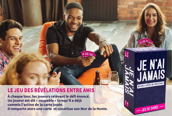 Je n'ai jamais - Gesellschaftsspiel FR – Coucoumba Editions & Atalia