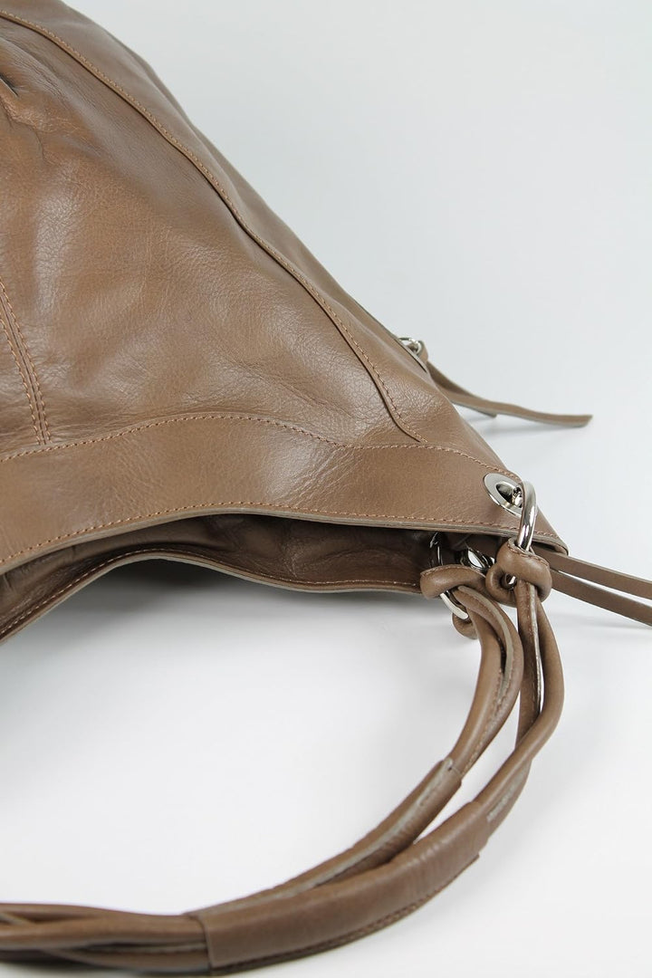 Belli ital. Nappa Leder Shopper Handtasche Damentasche Ledertasche - Farbauswahl - 35x31(mittig) x17