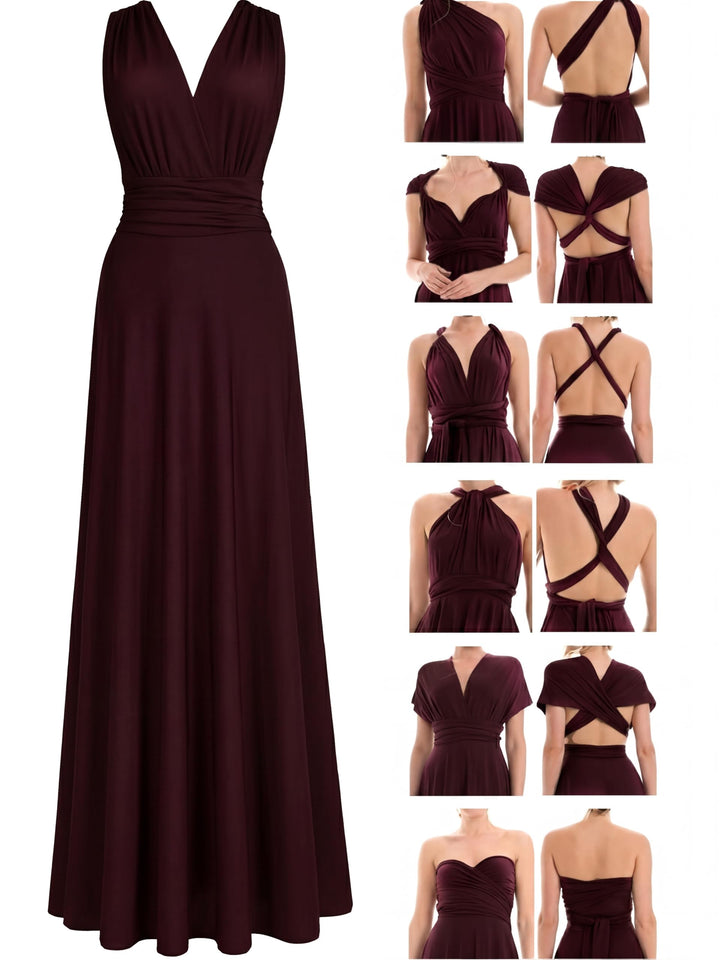 Juvell Brautjungfernkleider lang - Infinity Dress Maxi - Abendkleider elegant-festlich - Multiway-Wi