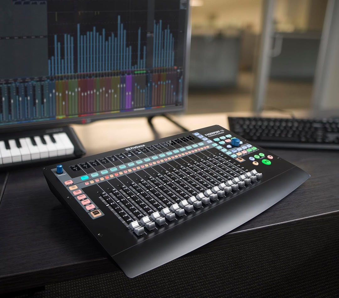 PreSonus FaderPort 16, 16-Fader DAW Mix Production Controller, mit Softwarepaket 16 Fader DAW-Contro