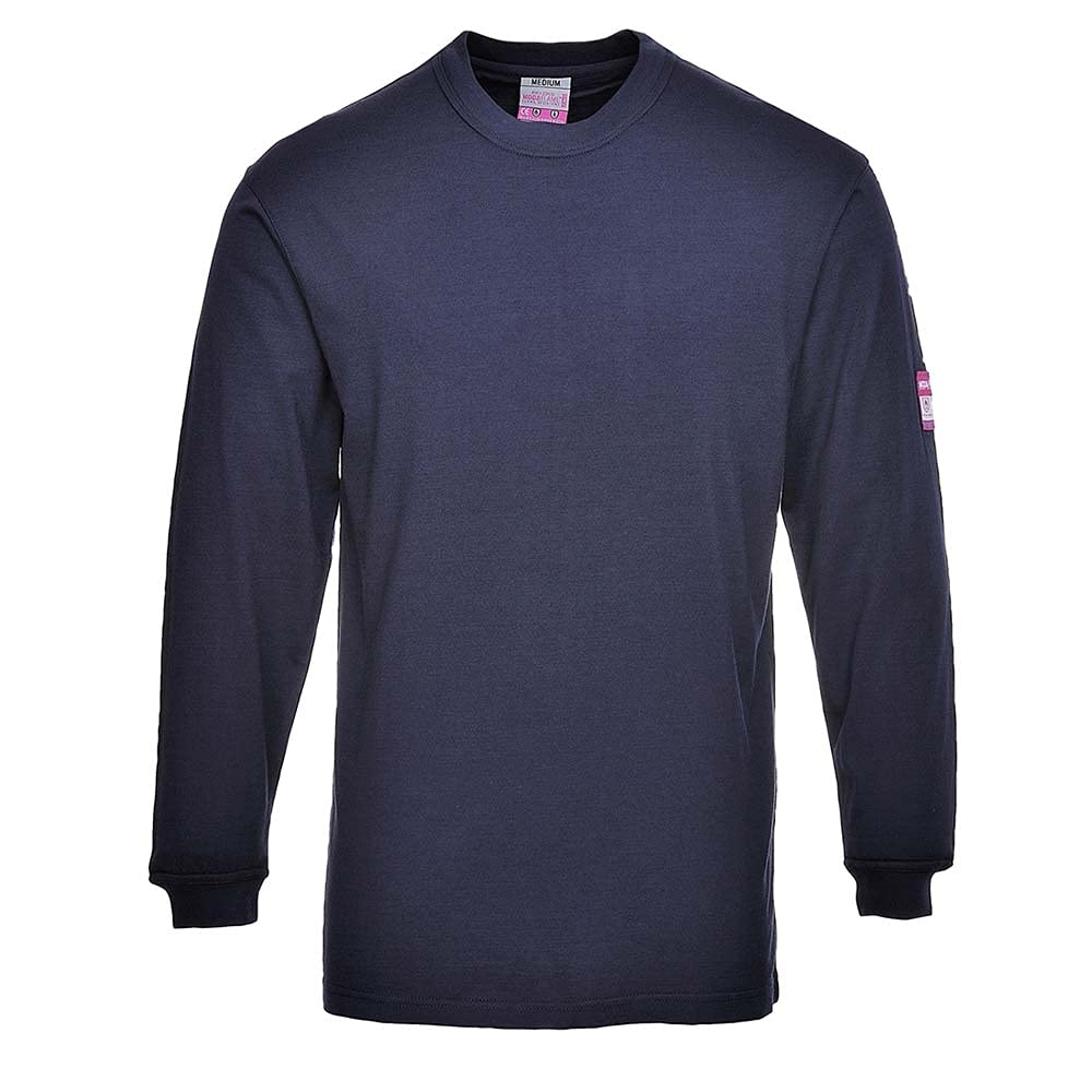 FR Antistatic T-Shirt Color: Navy Talla: 4XL 4XL Marineblau, 4XL Marineblau