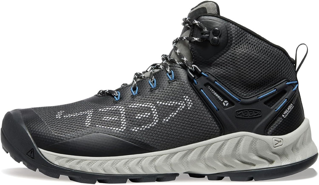 KEEN Herren Nxis Evo Mid Waterproof Wanderstiefel 47 EU Magnet Bright Cobalt, 47 EU Magnet Bright Co