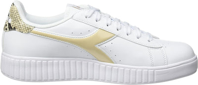 Diadora Damen Step P Double Skin Sneakers 36 EU Weiss Beige, 36 EU Weiss Beige