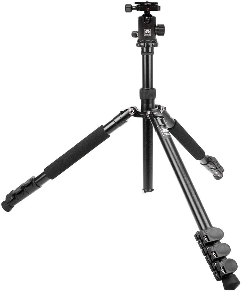 SIRUI AM-2004E+G-20K Alu Dreibeinstativ mit Kugelkopf (Höhe: 153,8cm, Max. Traglast: 12kg) Aluminium