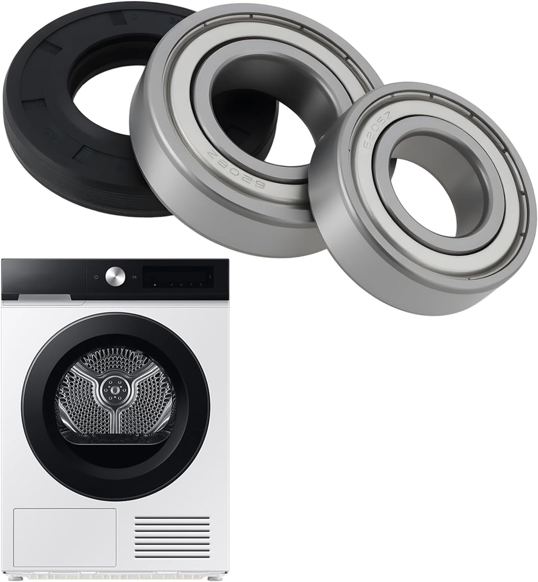Waschtrommel 6205 6206 Lager Und 35x65.55x10/12 Dichtungssatz DC6200008A Kompatibel mit Samsung WD80