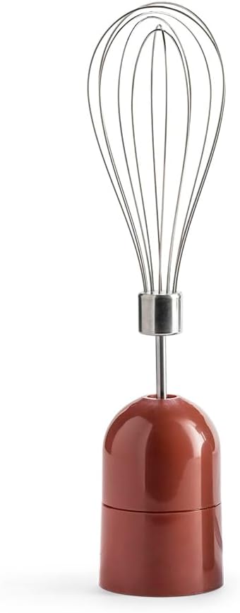 Tognana Iridea Stabmixer mit Zerkleinerer, Schneebesen und 600 ml Becher apfelrot