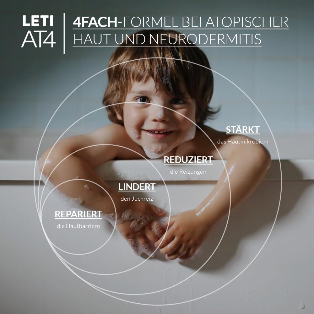 LETI AT-4 Gel de Baño Dermograso 750ML 750 ml (1er Pack), 750 ml (1er Pack)