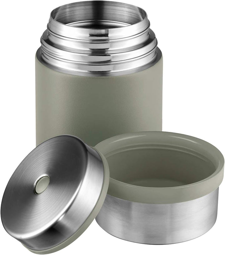 Esbit Thermobehälter Sculptor für Essen - Warmhaltebehälter 750 ml in Stone Grey - aus Edelstahl für