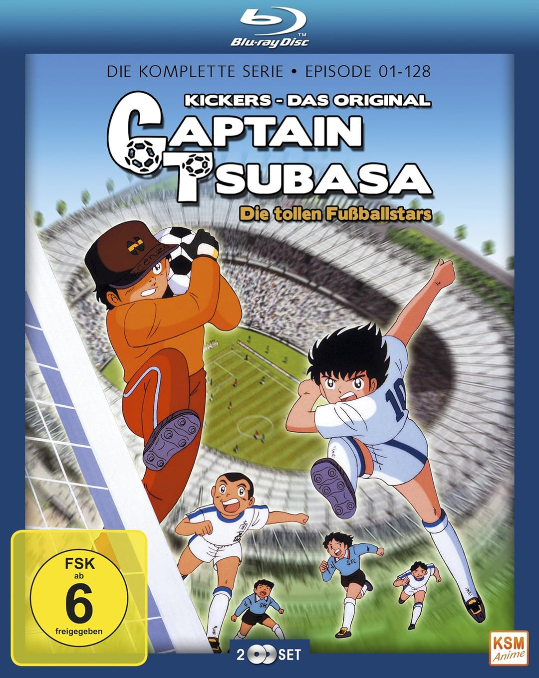 Captain Tsubasa - Die tollen Fussballstars (Limited Gesamtedition) (Episode 01-128) (2 Disc Set) [Bl