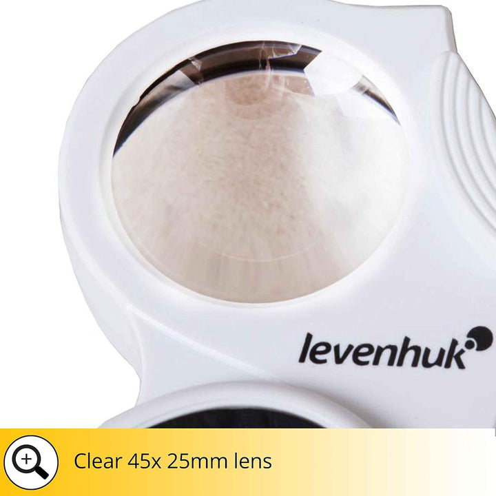 Levenhuk Zeno Gem M7 Kompakte, Einschlaglupe mit LED- und UV-Beleuchtung, in Bunter Verpackung