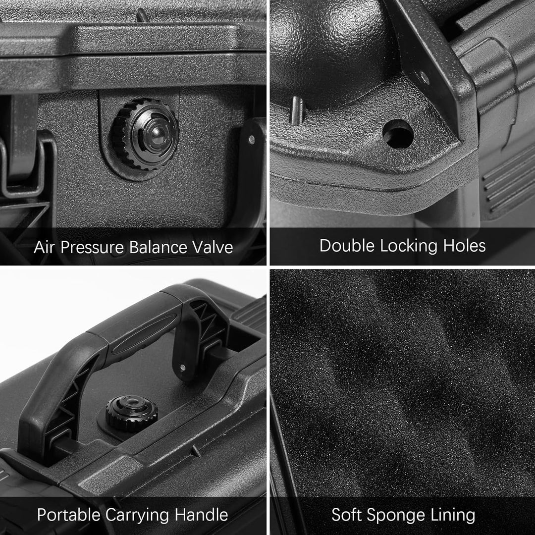 AMAZEAR Wasserdichter Tragetasche Für DJI Osmo Action 5 Pro/Action 4 Case, Action5 Pro Doppel Koffer