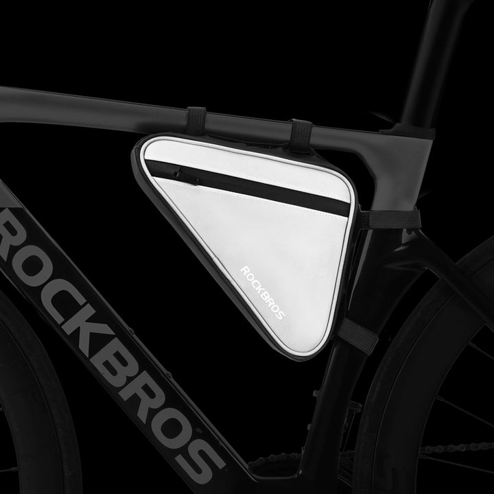 ROCKBROS Fahrradtasche Tasche für Fahrrad Dreiecktasche Reflektierende Rahmentasche für MTBs, Rennrä