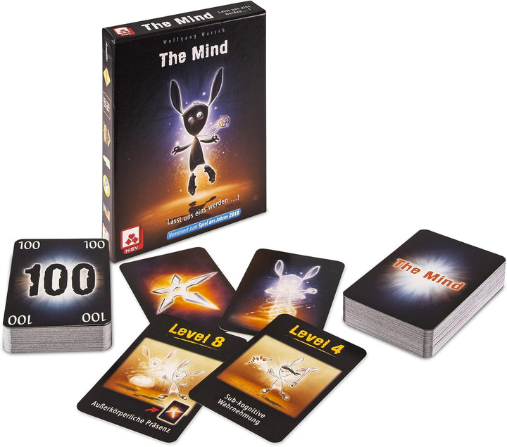 NSV - 4050 - KNISTER - Würfelspiel & 4059 - The Mind - Kartenspiel Bundle mit Kartenspiel, Bundle mi