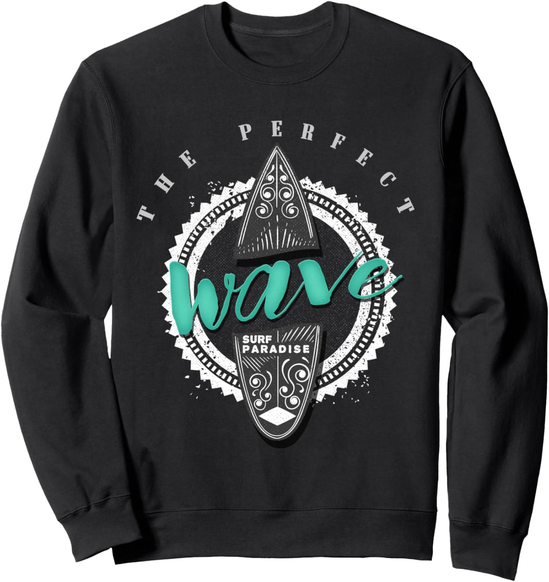 Wellensurfparadies Lustiges Surfer Fun Geschenk Sweatshirt
