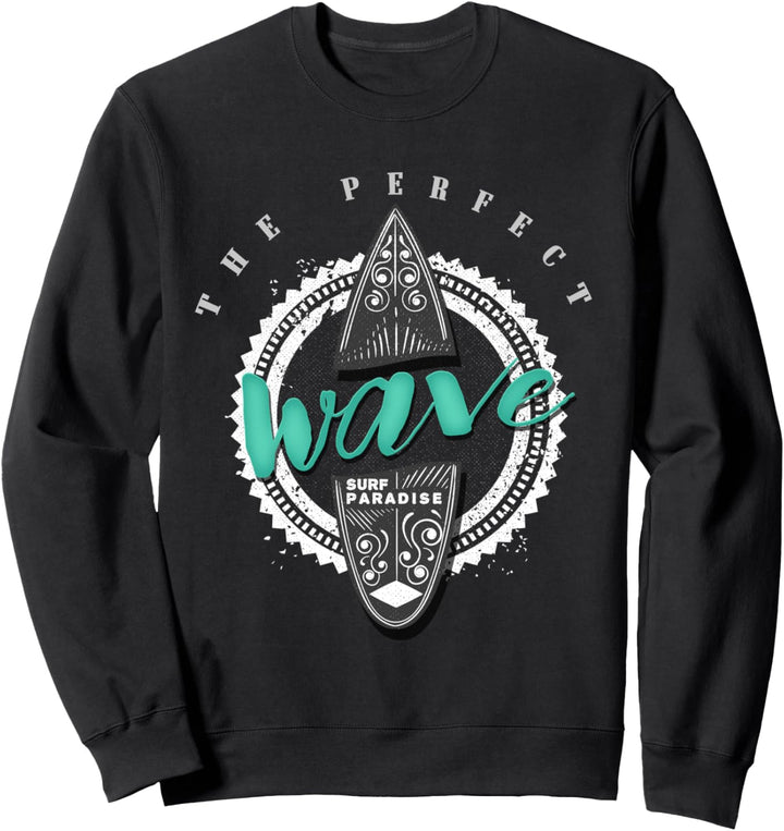 Wellensurfparadies Lustiges Surfer Fun Geschenk Sweatshirt