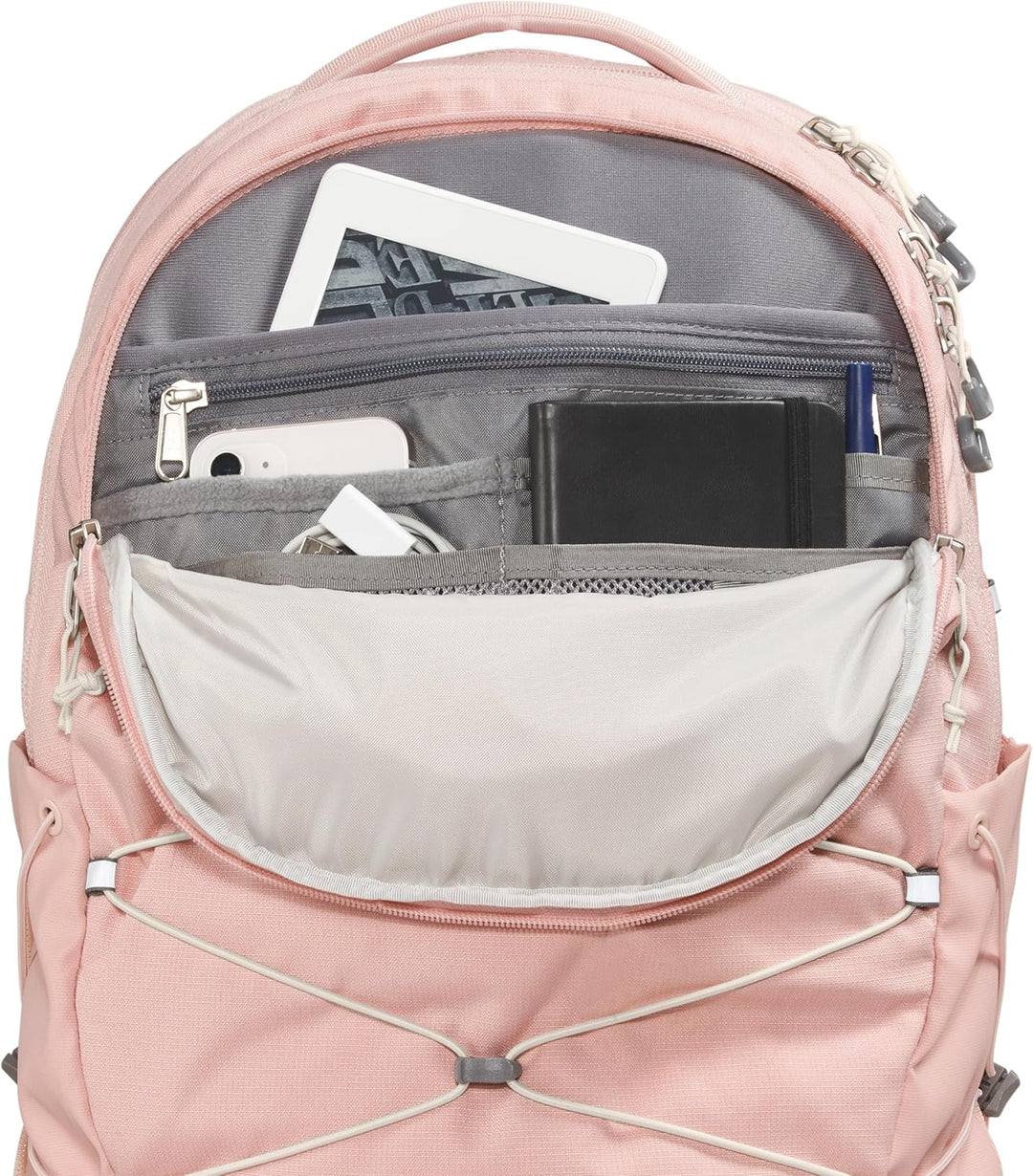 THE NORTH FACE Damen Rucksack Borealis Pink Moss Dark Heather/Gardenia White-npf, Pink Moss Dark Hea