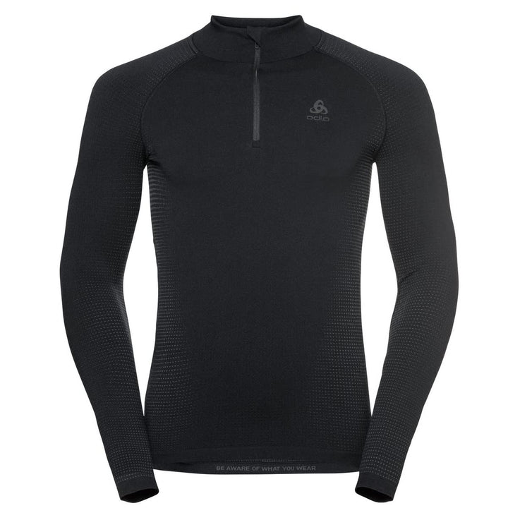 Odlo Herren Performance Warm Eco_196222 Funktionsunterwäsche Langarm Shirt mit Reissverschluss S Bla