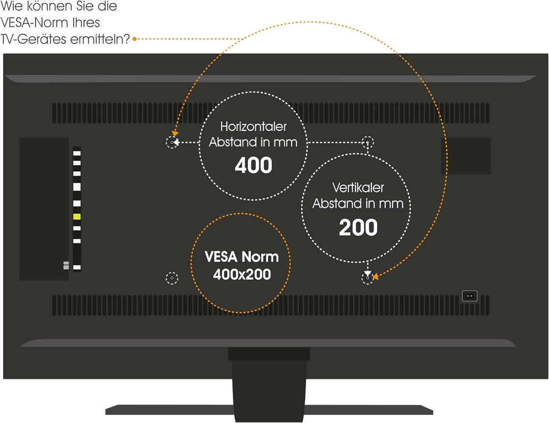 mywall HL12WL TV Wand-/-Deckenhalterung 43,2cm (17") - 94,0cm (37") zum Unterbau unter Hängeschränke