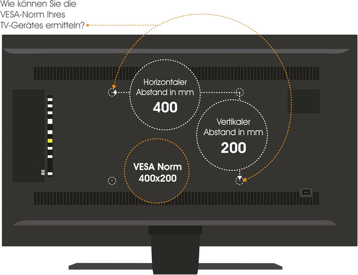 mywall HL4-2WL höhenverstellbare Deckenhalterung für Flachbildschirme, 23-42 Zoll (58-107cm), bis 30