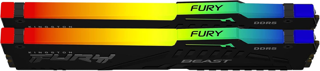 Kingston Fury Beast DDR5 RGB Expo 16GB (2x8GB) 5600MT/s DDR5 CL36 DIMM Desktop Gaming Speicher Kit m