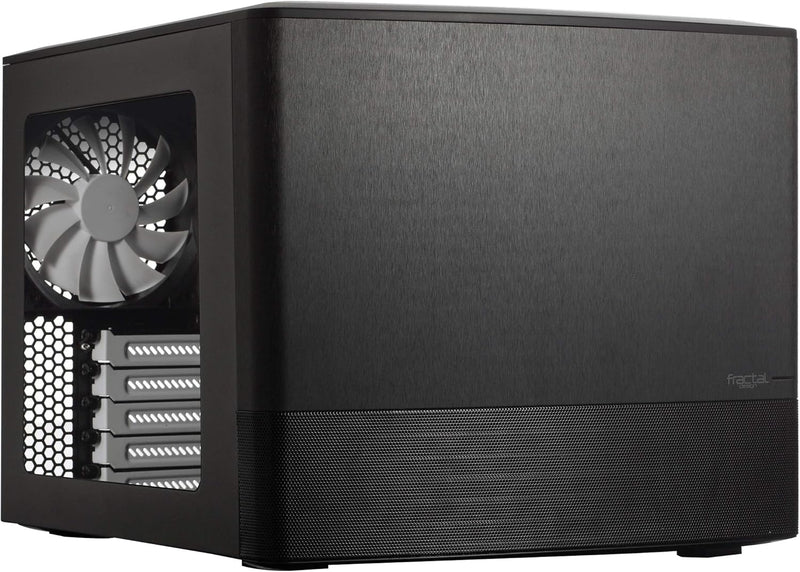 Fractal Design Node 804 - Black - Compact Computer Case - mATX - High Airflow - Modular Interior - 3