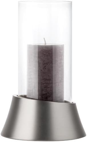Zilverstad Windlicht Monte, Zink-Legierung, Silberfarben, 15.5 x 15.5 x 24.3 cm