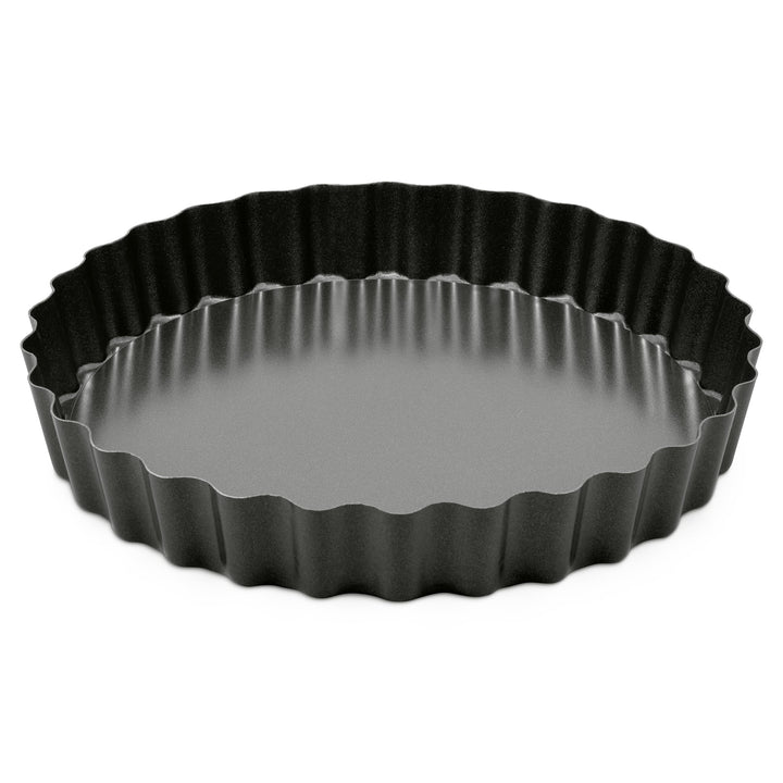 Zyliss Antihaft Tarteform mit Hebeboden 25 cm, Backform aus Karbonstahl mit ILAG Antihaftbeschichtet