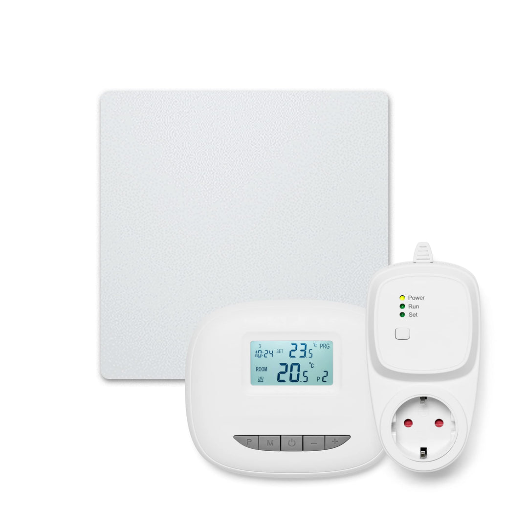 Bosch Heat Infrared 4000 P - Infrarot Wandheizung mit Set aus Funkregler und Steckdosenadapter - Ene