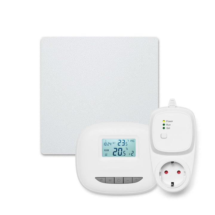 Bosch Heat Infrared 4000 P - Infrarot Wandheizung mit Set aus Funkregler und Steckdosenadapter - Ene