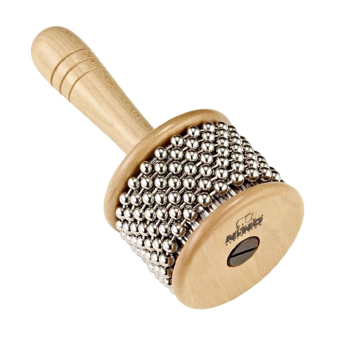 Nino Percussion Cabasa Instrument Medium - Mittelgrosses Musikinstrument für Kinder ab 4 Jahren - Bi