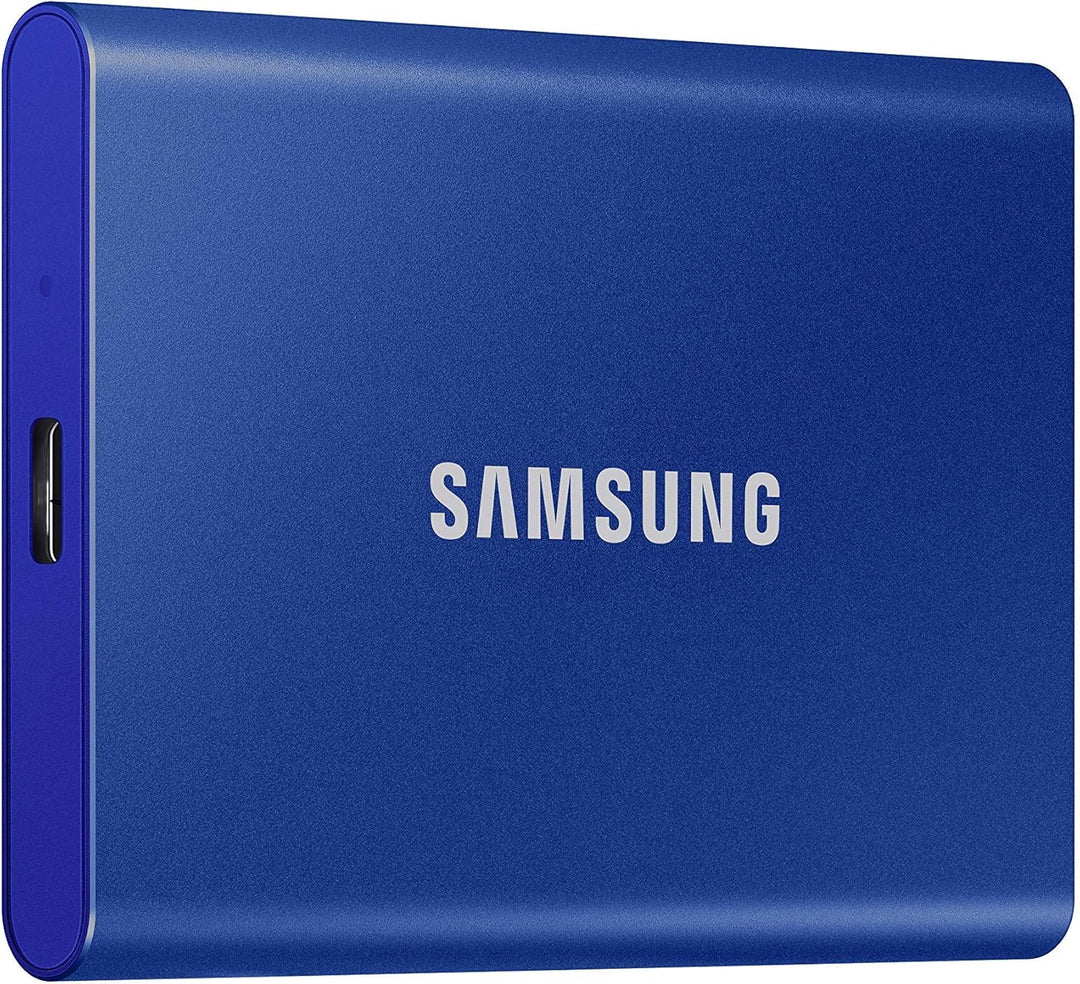 Samsung T7 tragbare SSD, 2 TB externes Solid-State-Laufwerk, Geschwindigkeiten bis zu 1.050 MB/s, US