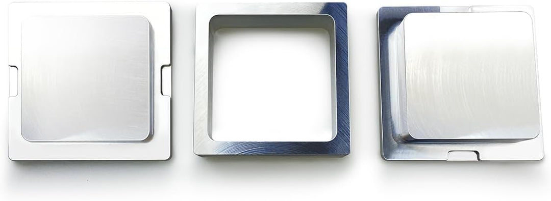 LTQ Vapor 6.3x6.3 cm Quadratische Kolophonium Pre Press Mold, Vorpressform aus Metall für die DIY-Ex