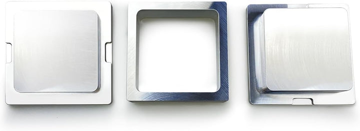 LTQ Vapor 6.3x6.3 cm Quadratische Kolophonium Pre Press Mold, Vorpressform aus Metall für die DIY-Ex