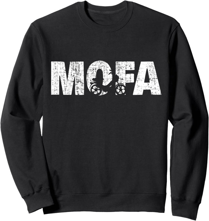 Mofa Geschenk Mofakult Mofafahrer Sweatshirt