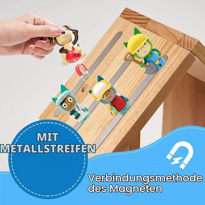 Gieanoo für Tonies Regal Kompatibel mit Toniebox 2/1, Magnetische Tonies Aufbewahrung für 30–40 Toni