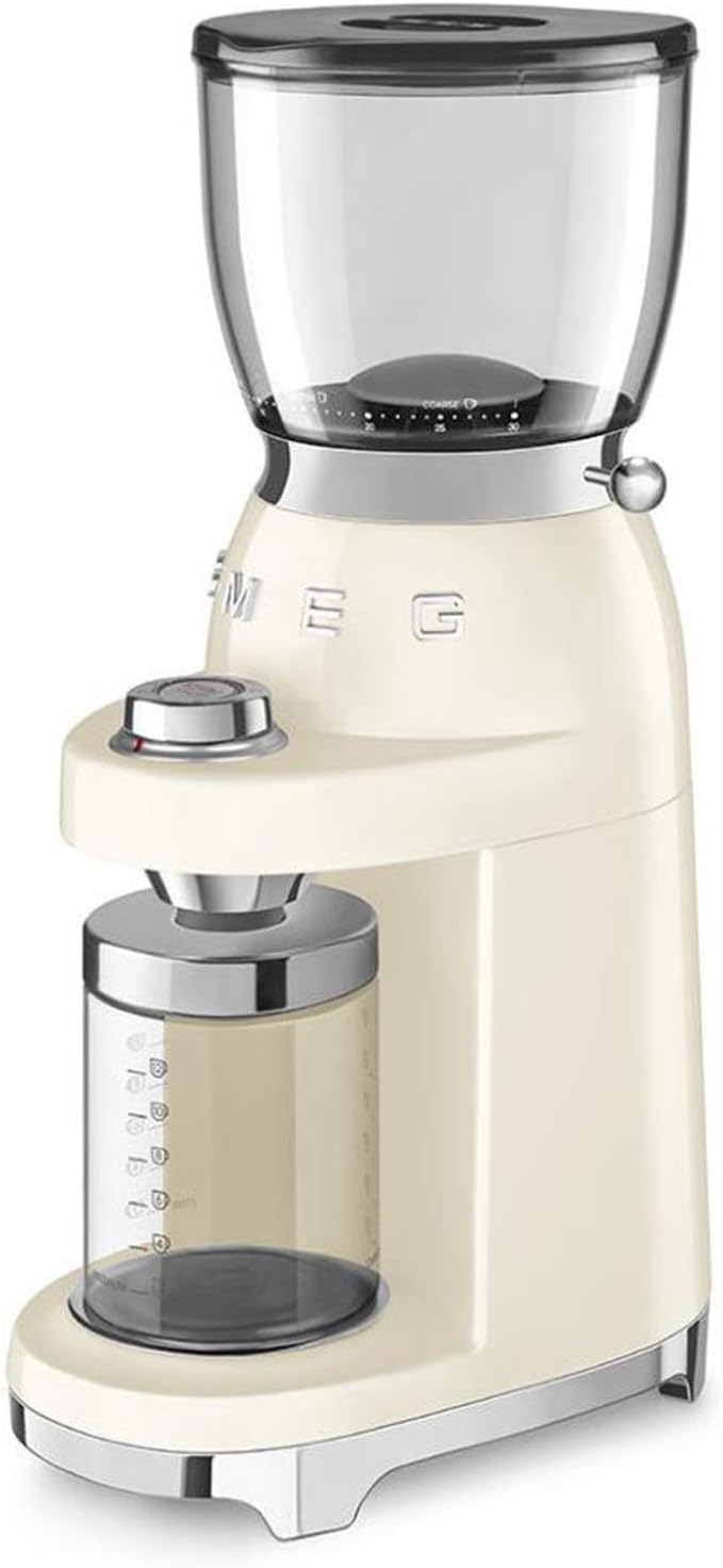 Smeg CGF01CREU Kaffeemühle Crème