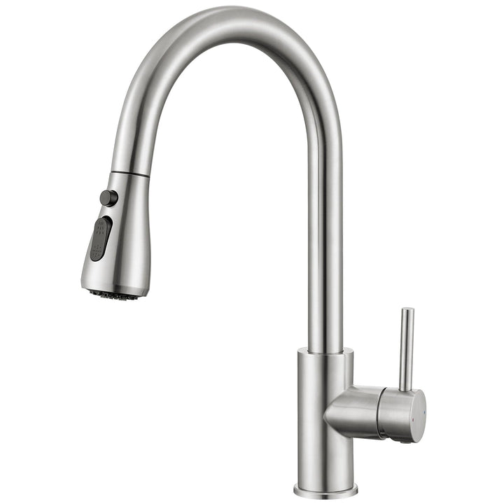 CECIPA Wasserhahn Küche mit 3 Modi, Hochdruck Küchenarmatur mit Brause Ausziehbar, Mischbatterie Küc