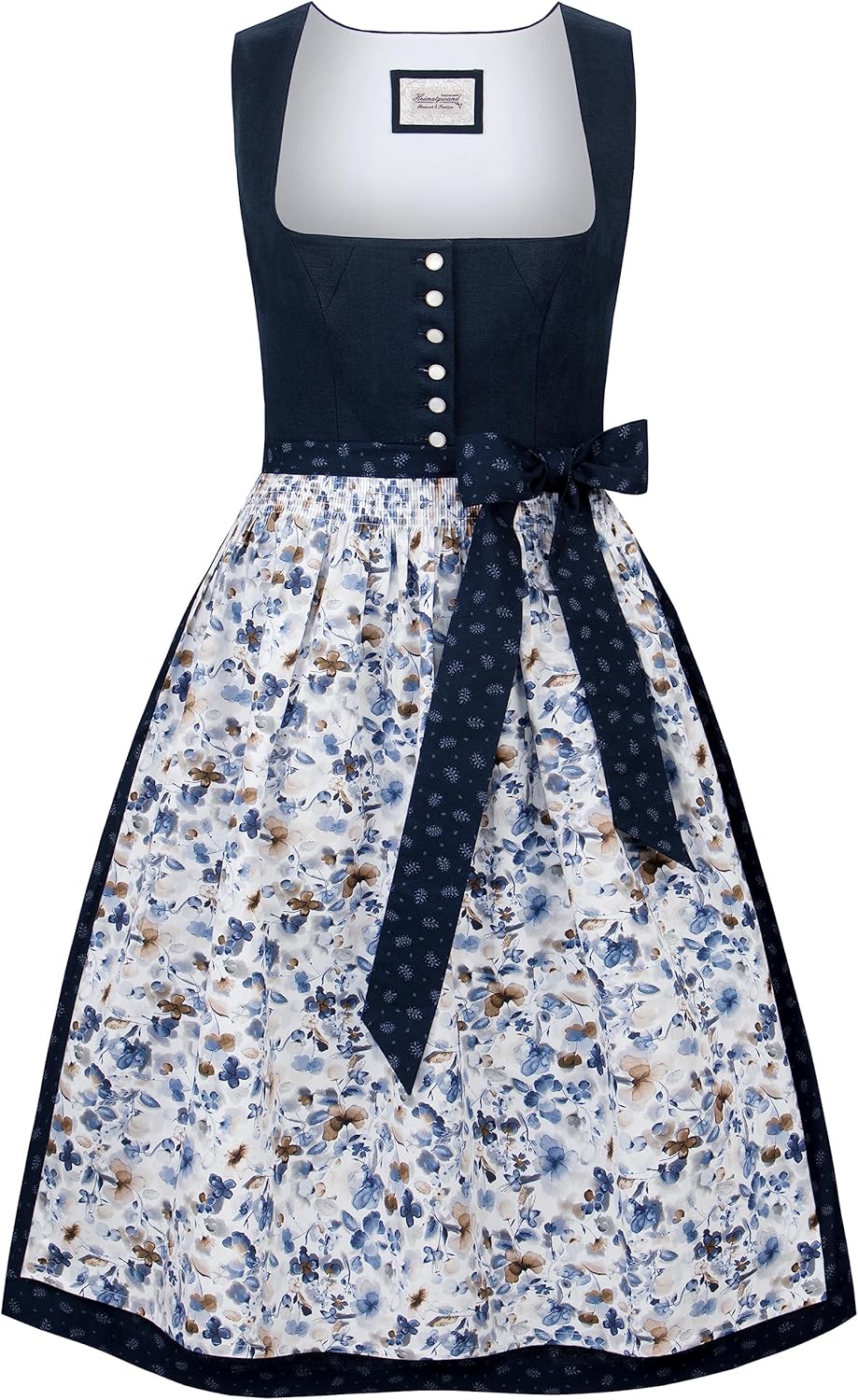 Stockerpoint Damen Dirndl Salome Kleid für besondere Anlässe 42 Nachtblau, 42 Nachtblau