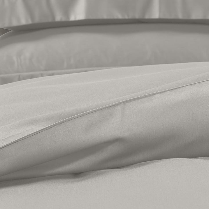 Caleffi Satin Bettwäscheset, Baumwolle, Silber/schwarz, 160 x 190 cm 160 x 190 cm Silber / Schwarz,