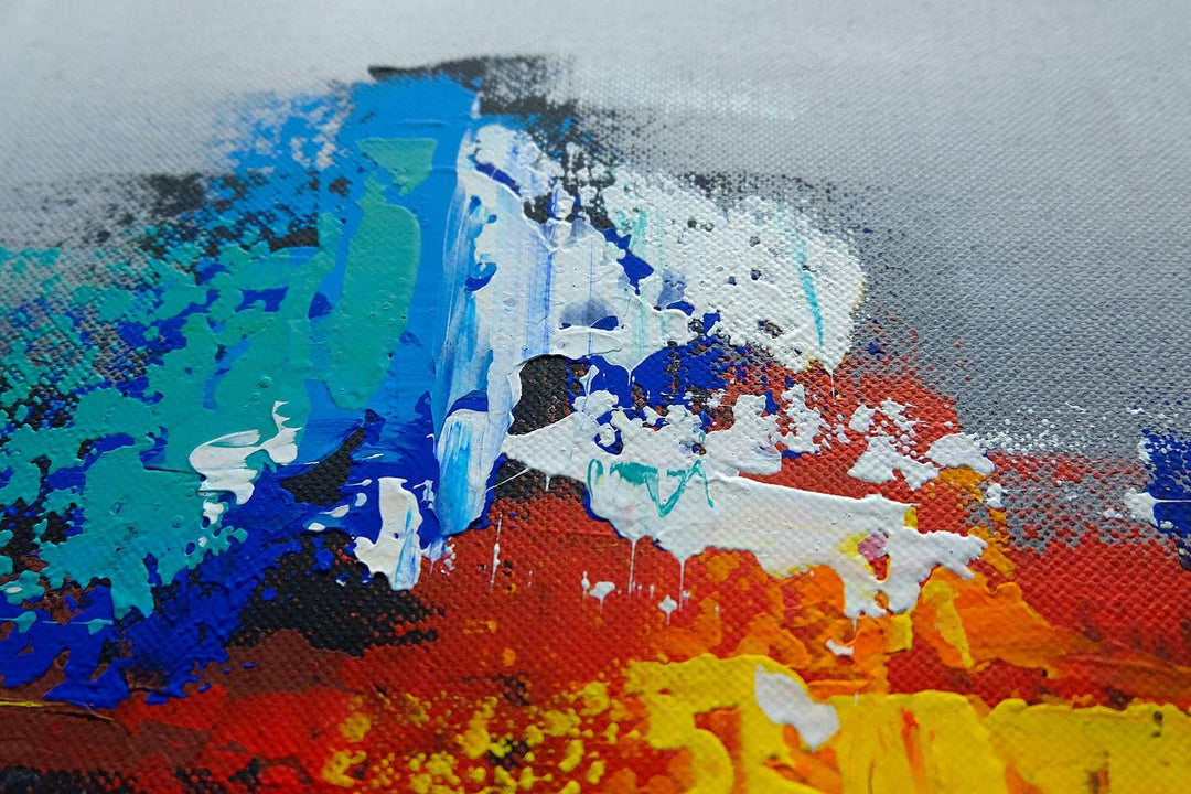 Monica Mirafiori I 100% HANDGEMALT I Gemälde Mirage 100x50cm | Gemälde Handgemalt | Acrylgemälde | S