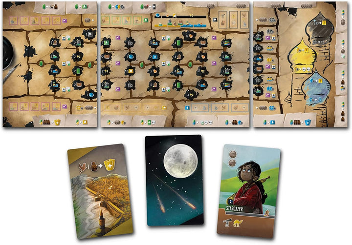 Renegade Games Wayfarers of The South Tigris – Würfelplatzierungs-Strategie-Brettspiel, ab 14 Jahren