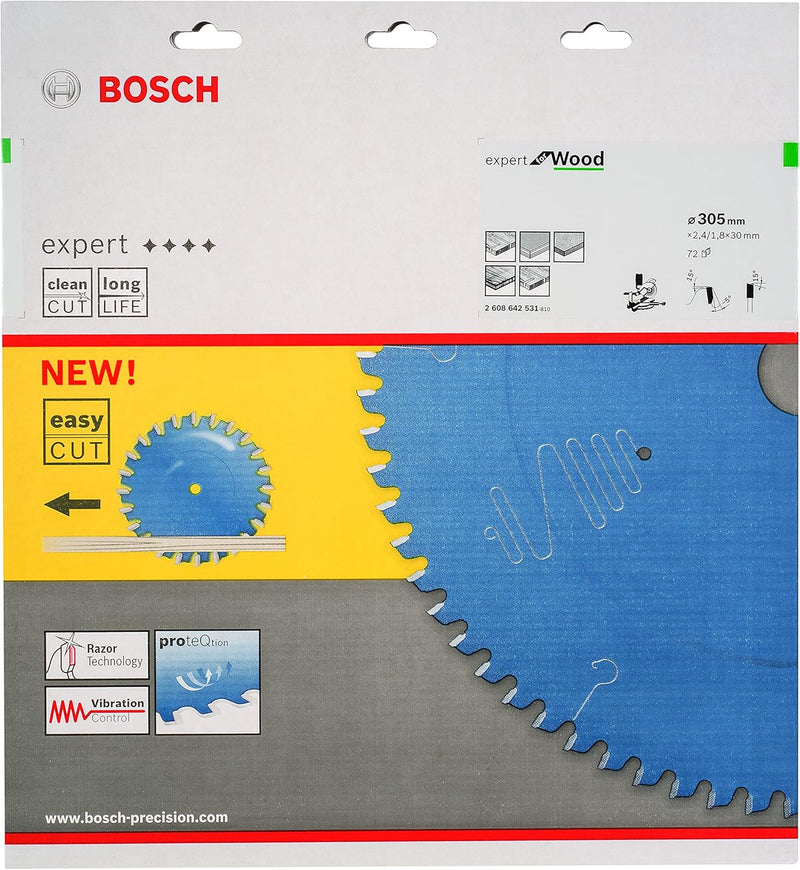 Bosch Accessories Bosch Professional 1x Kreissägeblatt Expert for Wood (Holz, Sägeblatt Ø 305 x 30 x