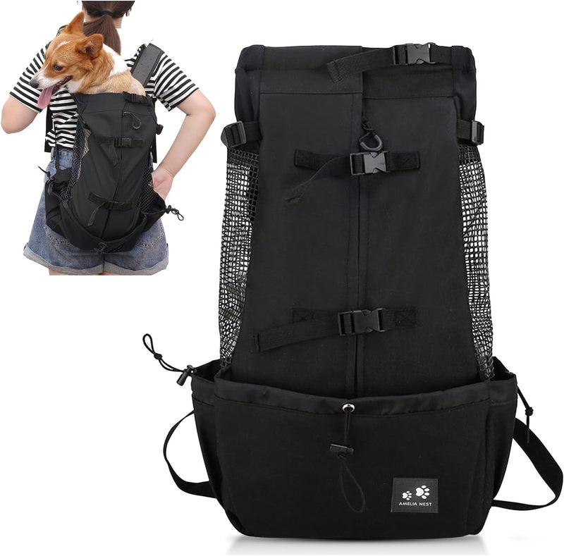 PETCUTE Hundetasche Hundetransporttasche Tragetasche füR Hunde Katzen Wanderrucksack Seite Atmungsak