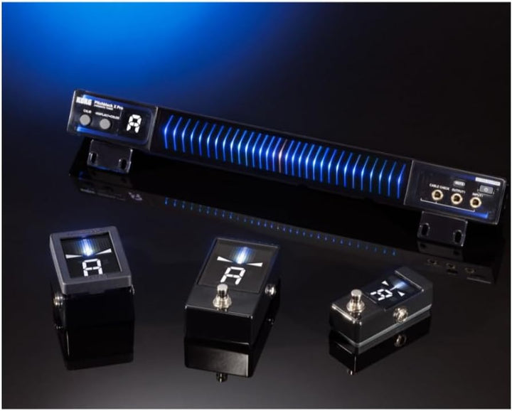 Korg - PB-X-MINI Pitchblack X Series - Chromatic Guitar/Bass Pedal Mini Tuner - Black, PB-X-MINI