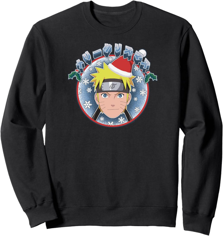 Naruto Shippuden Naruto Christmas Kanji Sweatshirt
