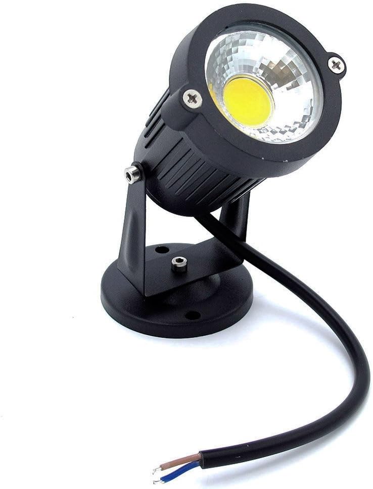 4er 5W LED Gartenleuchte mit Base Gartenstrahler IP65 wasserdicht 85-265V/AC für Garten, Terrasse, P