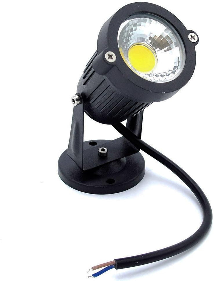 4er 5W LED Gartenleuchte mit Base Gartenstrahler IP65 wasserdicht 85-265V/AC für Garten, Terrasse, P